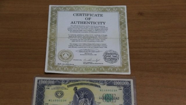 Bir milyon dolarlık banknot polisi bile şaşırttı - Resim: 3