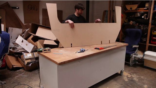 Bunca kartonu bir araya getirip ne yaptıklarına inanamaycaksınız - Resim: 2