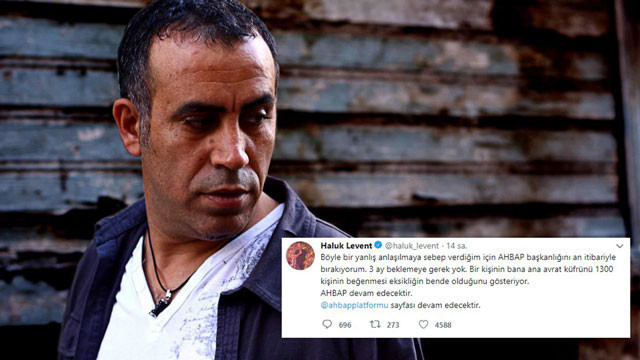 Haluk Levent AHBAP'ı neden bıraktı? Ortalığı karıştıran tweet - Resim: 2