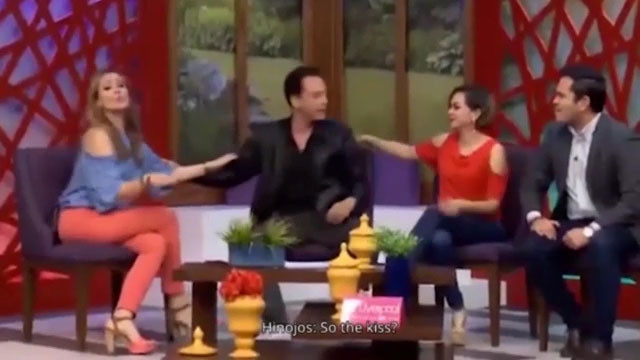 Canlı yayında sunucunun dudağına yapışan milletvekili ülkede infial yarattı!  - Resim: 2