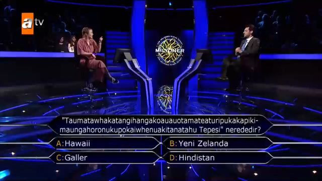 Taumata tepesi nerededir Kim Milyoner Olmak İster'de şaşkına çeviren soru - Resim: 1