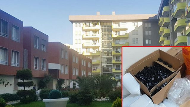 İzmir'de lüks siteyi içki imalathanesine çevirmişler - Resim: 1
