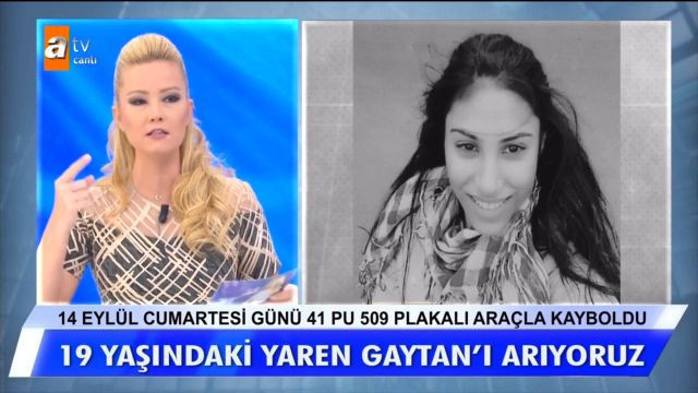 Müge Anlı Tatlı Sert'te günlerdir aranan 19 yaşındaki Yaren Gaytan'ile ilgili yeni gelişme - Resim: 1