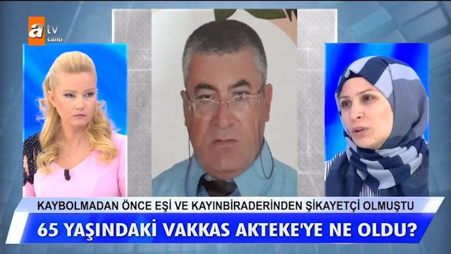 Müge Anlı ile Tatlı Sert'te  canlı yayında kayıp Vakkas Akteke hakkında şoke eden karar - Resim: 1