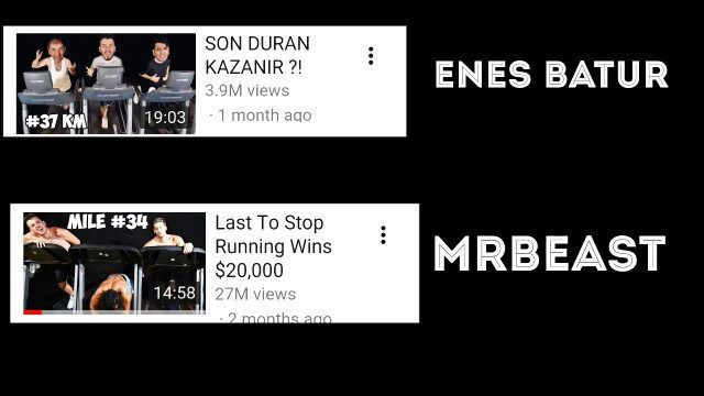 Enes Batur videoları Mr. Beast'ten kopyaladı! Şikayet edip bakın nasıl meydan okudu - Resim: 2