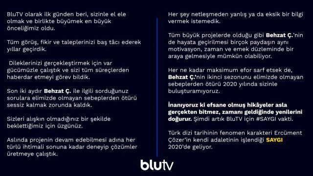 Behzat Ç.'nin fişi çekildi BluTV Nejat İşler bombasını patlattı 'Saygı' geliyor - Resim: 3