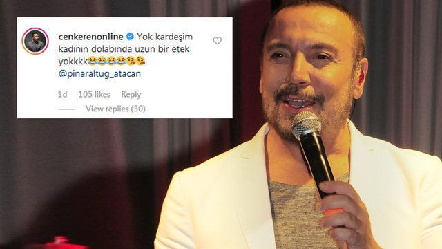 Cenk Eren'in Pınar Altuğ'un mini etek pozuna yaptığı yorum olay oldu! - Resim: 2