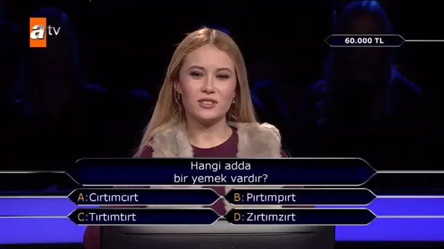 Kim Milyoner Olmak İster'de 60 bin TL'lik yemek sorusu yarışmacıyı terletti! - Resim: 2