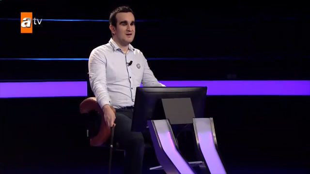 ATV Kim Milyoner Olmak İster'e görme engelli Mustafa Keskin geceye damga vurdu! - Resim: 3