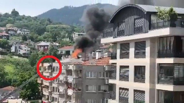Alev kapanının içinde can pazarı! Bursa'da korku dolu anlar kamerada - Resim: 3