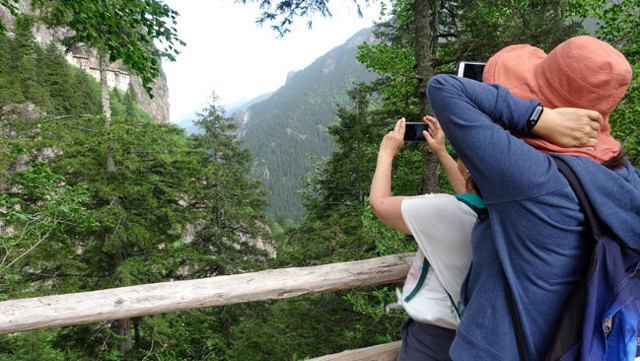 Sümela Manastırı ziyarete açıldı gizli geçit detayı - Resim: 1