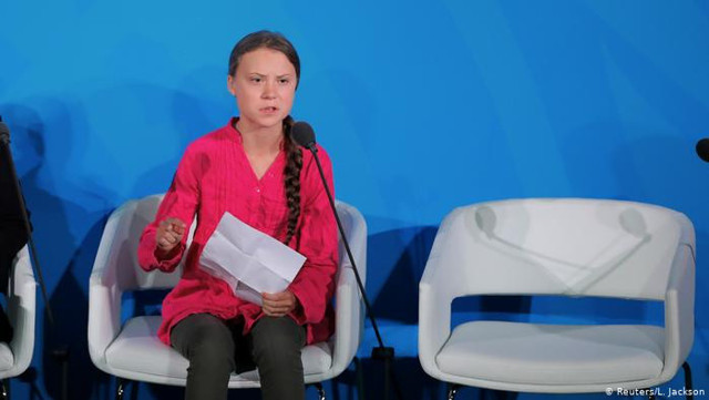 16 yaşındaki Greta Thunberg iklim ve dünya için BM'de liderlere ayar verdi - Resim: 0