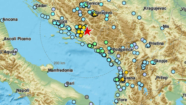 Arnavutluk'tan sonra Bosna Hersek'te de şiddetli deprem - Resim: 0