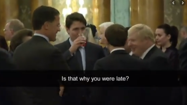 NATO toplantısına katılan liderler Trump'ın dedikodusunu yaparken yakalandı - Resim: 1