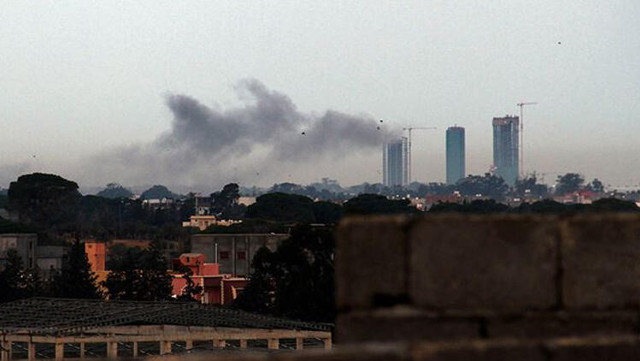 Libya'da son dakika gelişmesi! Hafter güçleri havaalanını vurdu - Resim: 0