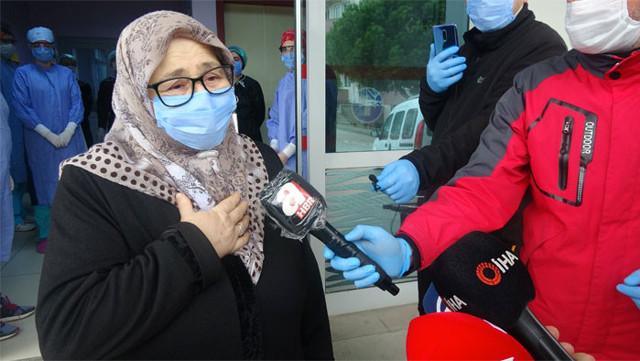 Koronavirüsten taburcu olan kadın konuştu: 4 kişi girdik 3 kişi çıkıyoruz - Resim: 0