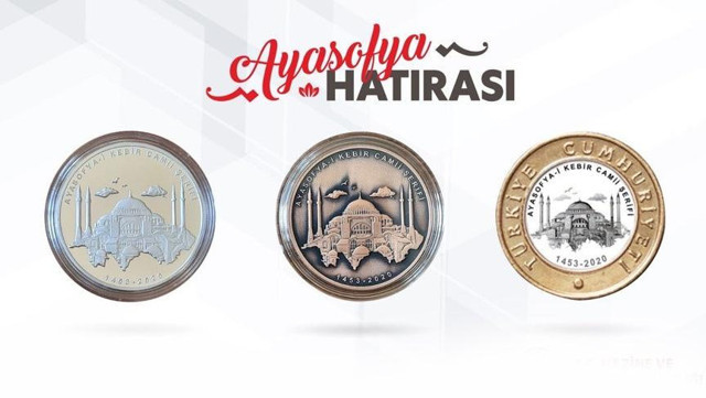 Ayasofya parası darphane kaç tane basıldı kaç paraya satılacak? - Resim: 0