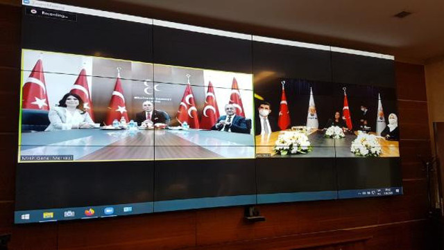 Siyasette Kurban Bayramı! Siyasi parti heyetleri, video konferansla bayramlaştı - Resim: 1