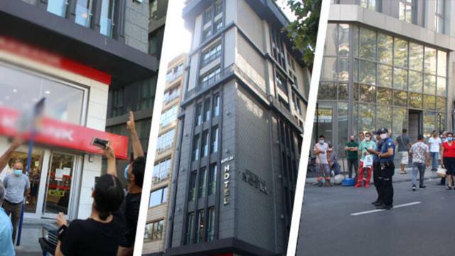 İstanbul Şişli'de yolda yürüyen adamın kafasına pencere camı düştü - Resim: 0