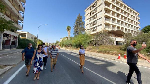 46 yıl sonra tarihi gün! KKTC'de Kapalı Maraş'ın sahil şeridi açıldı - Resim: 2