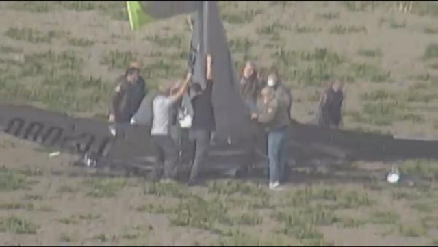 İstanbul Büyükçekmece'de eğitim uçağı düştü - Resim: 8