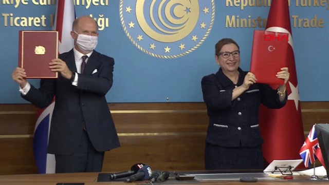 Türkiye ile İngiltere arasında tarihi imzalar atıldı yeni dönem 1 Ocak 2021'de başlıyor - Resim: 0