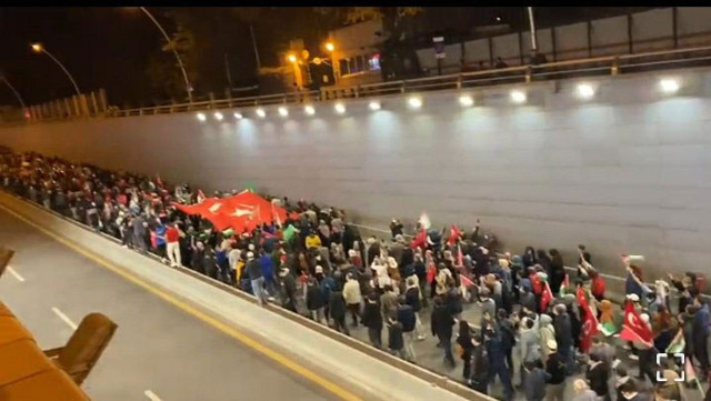 İsrail zulmü Ankara'da protesto edildi - Resim: 0