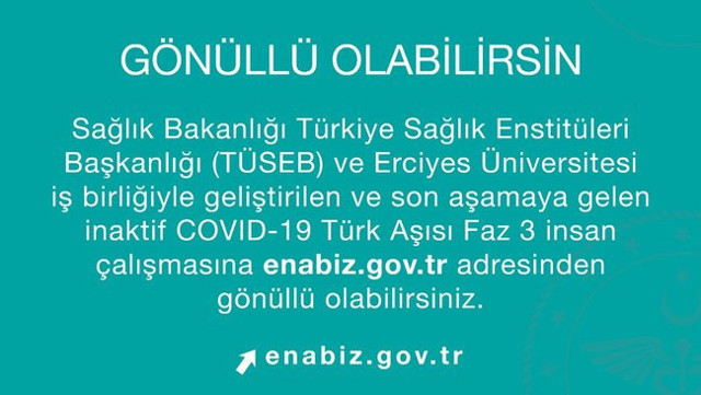 Bakan Koca'dan yerli aşının 'FAZ 3' çalışmasına gönüllü çağrısı E-Nabız üzerinden başladı - Resim: 1