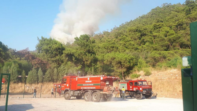 Marmaris'teki orman yangını kontrol altına alındı - Resim: 4
