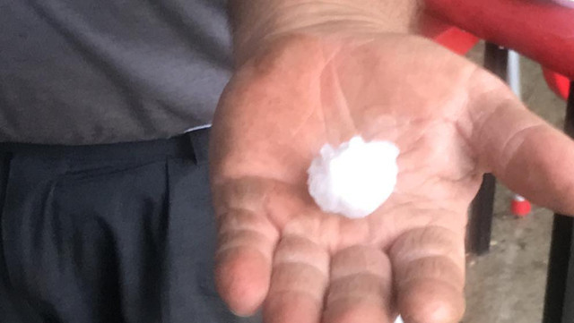 Ceviz kadar dolu yağdı meteoroloji demişti İstanbul'a geliyor Tekirdağ ve Çanakkale şaşkın - Resim: 1