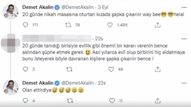 Demet Akalın'dan akılları karıştıran gönderme! "20 günde nikah masası..." - Resim: 3