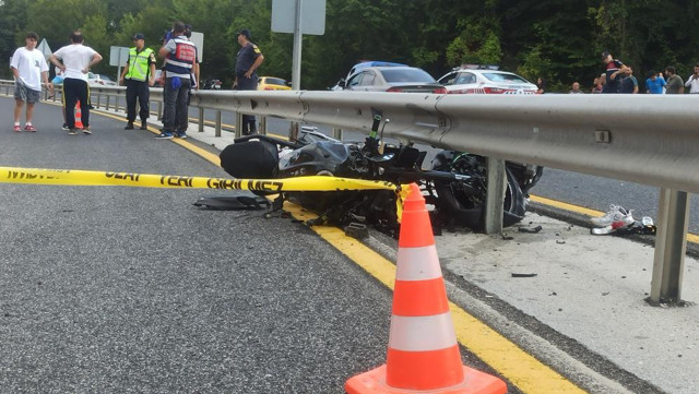 Düzce'de korkunç kaza! 2 gencin kahreden ölümü: Motorsiklet tutkusu sonları oldu! - Resim: 1