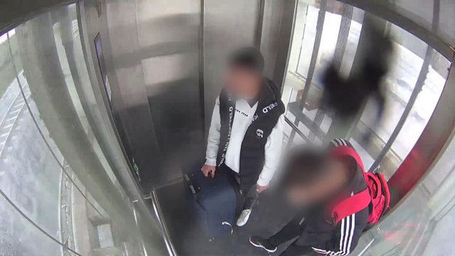 Kocaeli'de ilginç olay: Asansörde "Bu kadar da olmaz" dedirten görüntü! - Resim: 2