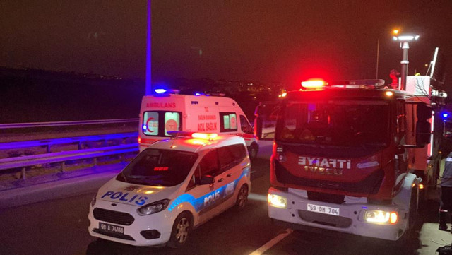 Tekirdağ'da yoldan çıkan araç dereye uçtu: Ölü ve yaralılar var - Resim: 0