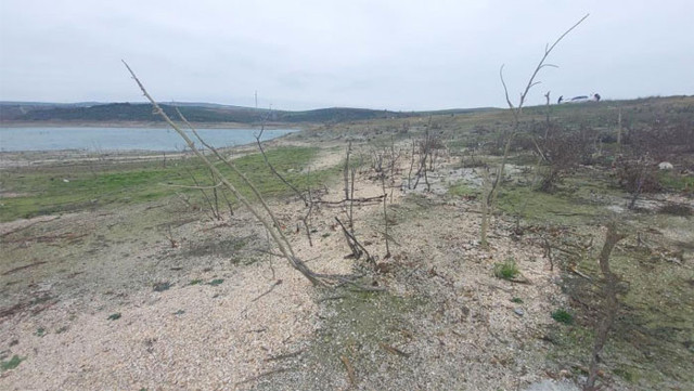Baraj suyu çekilince ortaya çıktı Tekirdağ'da korkutan görüntüler - Resim: 0