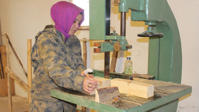 Kastamonu'da kadın girişimci, KOSGEB desteğiyle palet üreticisi oldu - Resim: 1