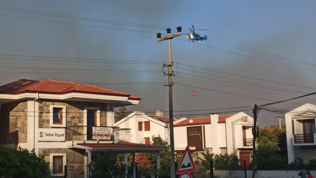 Datça'da yürekler ağza geldi! Yerleşim yerleri tehdit eden yangın saatler sonra kontrol altına alındı - Resim: 0