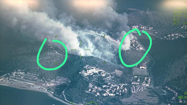 Datça'da yürekler ağza geldi! Yerleşim yerleri tehdit eden yangın saatler sonra kontrol altına alındı - Resim: 2