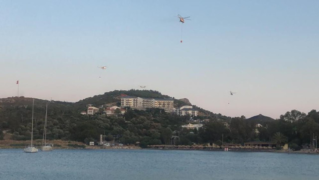 Datça'da yürekler ağza geldi! Yerleşim yerleri tehdit eden yangın saatler sonra kontrol altına alındı - Resim: 4