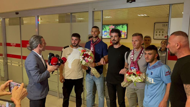 Trabzonspor'un yeni transferleri Orsic ve Fernandez'e coşkulu karşılama - Resim: 1