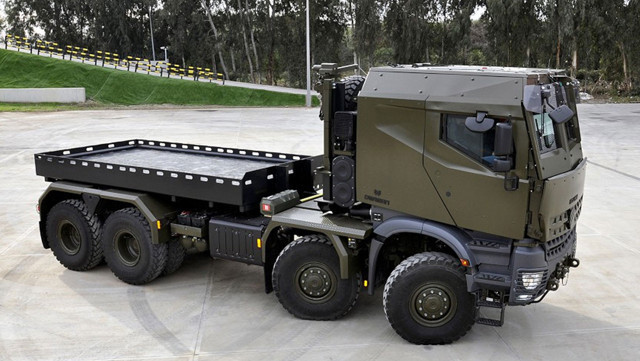 Askeri kamyon DERMAN 8X8 ilk kez yurt dışında vitrine çıktı - Resim: 0
