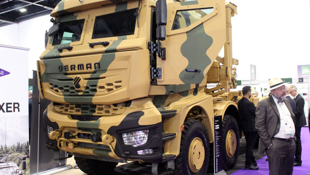 Askeri kamyon DERMAN 8X8 ilk kez yurt dışında vitrine çıktı - Resim: 2