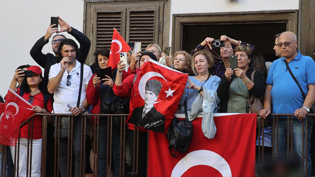 Selanik'teki Atatürk Evi'nde, Cumhuriyeti'n 100. yılı töreni - Resim: 1