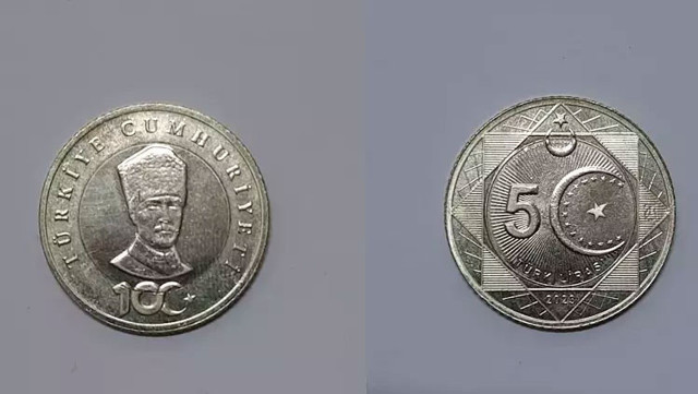 Madeni 5 TL çıktı! Resmi Gazete'de yayınlandı! Toplam 100 milyon adet olacak... - Resim: 0