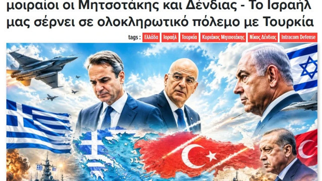 Çok konuşulacak İsrail yazısı! Yunan medyası yazdı: Bizi Türkiye ile savaşa sürüklüyorlar - Resim: 0