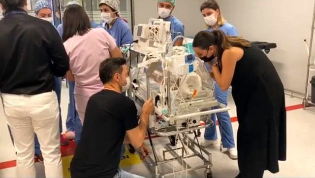 Sinan Özen'in 8 aylık bebeği 7. kez ameliyata girdi Burcu Kartal gözyaşlarına boğuldu - Resim: 3