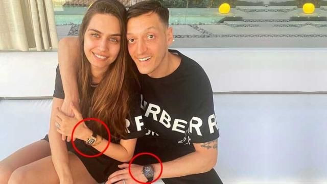 20 ev değerinde saatler! Mesut Özil ile Amine Gülşe'nin saatleri dudak uçuklattı - Resim: 3