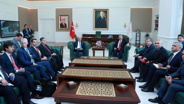 ABD Ticaret Bakanı Ross Bakan Fahrettin Koca'ya ziyaret etti - Resim: 0