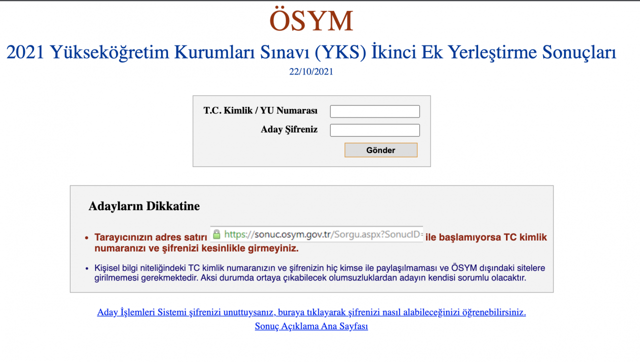 YKS 2. Ek tercih sonuçları açıklandı! ÖSYM YKS ek tercih sonuçları nasıl sorgulanır - Resim: 0