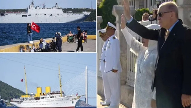 İstanbul Boğazı’nda mavi vatan geçit töreni - Resim: 0